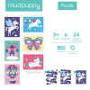Puzzle patyczki Magiczne Jednorożce 24el. Mudpuppy