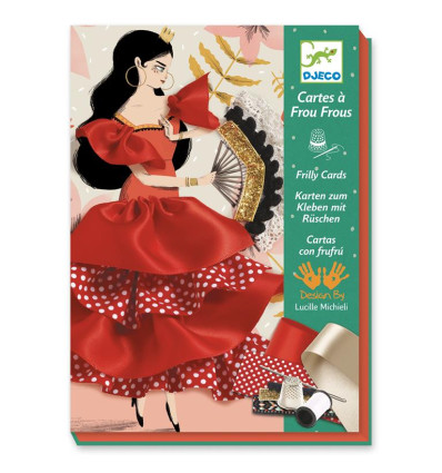 Flamenco zestaw kreatywny do szycia Djeco 7+
