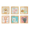 Klocki drewniane Puzzle 6w1 Żyrafka Sophie Janod