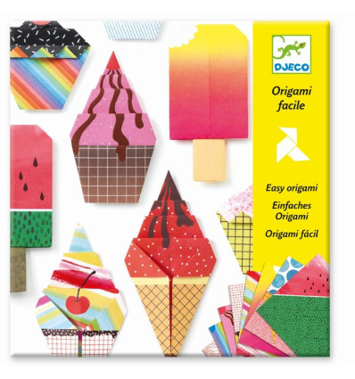 Origami Słodkie Smakołyki 24 arkusze Djeco 5+