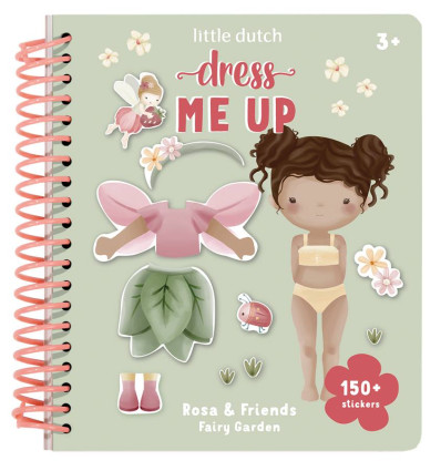 Rosa zestaw z naklejkami Little Dutch 3+