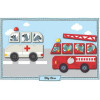 Pojazdy magnetyczna układanka Apli Kids