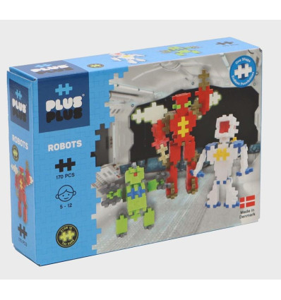 Klocki Plus-Plus mini 170 szt Roboty 5+