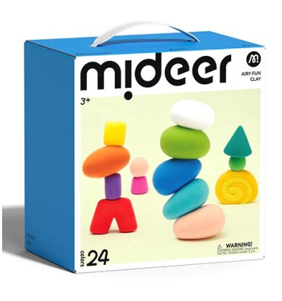 Piankolina masa plastyczna 24 kolory Mideer 3+
