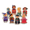 Puzzle drewniane magnetyczne postaci z bajek DJECO