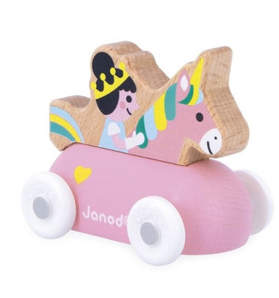 Księżniczka drewniany pojazd Janod 12 m-cy+