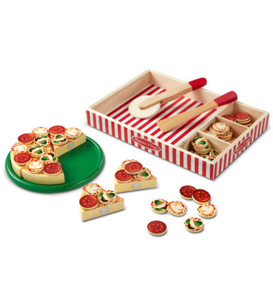 Drewniana pizza do nauki krojenia Melissa and Doug