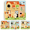 Puzzle warstwowe Domek Króliczków Djeco