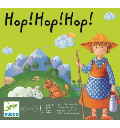 Gra Kooperacyjna Hop! Hop! Hop! Djeco