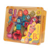 Spinaroos klocki jeżyki z buziami 75 el B.Toys