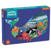 Puzzle - kształty Życie Oceanu 300 el. Mudpuppy