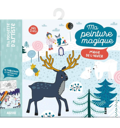 Magiczna Zima Kolorowanka wodna Auzou 3+