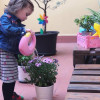 Konewka Cana mała niebiesko - żółta QUUT