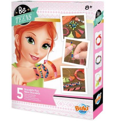 Bransoletki Neonowe 5 szt Zrób to Sam Buki 8+