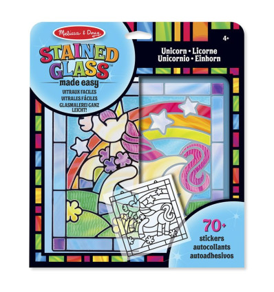 Witraż z naklejkami Jednorożec Melissa and Doug