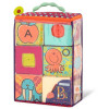 ABC Block Materiałowe klocki z sorterem 6szt BToys