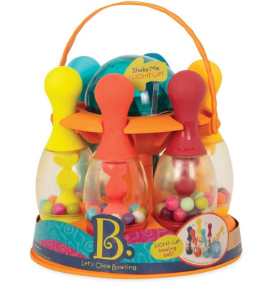 Zestaw do gry w Kręgle B.Toys wersja pomarańczowa