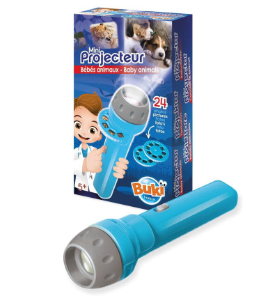 Mini projektor - latarka Małe Zwierzątka BUKI