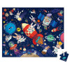 Rakieta Kosmiczna puzzle w walizce 54 el. Janod 5+