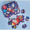 Rakieta Kosmiczna puzzle w walizce 54 el. Janod 5+