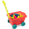 Wózek do ciągnięcia z klockami B.Toys 18 m-cy+