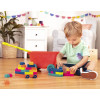 Wózek do ciągnięcia z klockami B.Toys 18 m-cy+