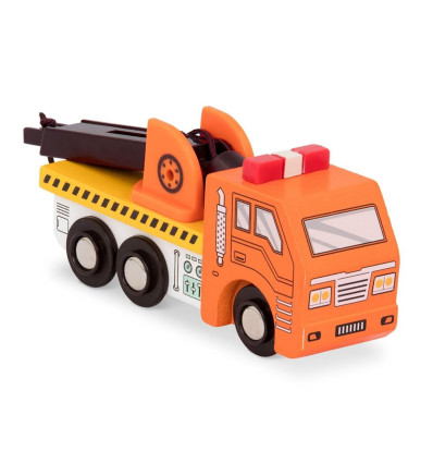 Dźwig drewniany pojazd Wood & Wheels B.Toys