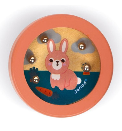 Królik gra zręcznościowa z kuleczkami Janod 3+