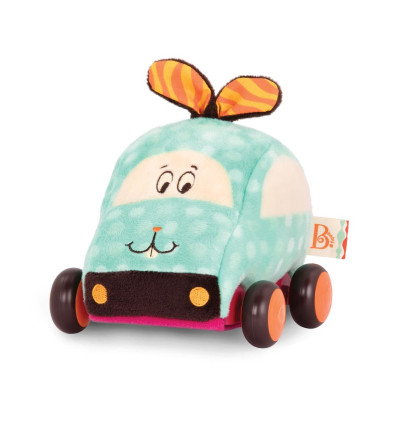 Pluszowe autko z napędem - króliczek B.Toys