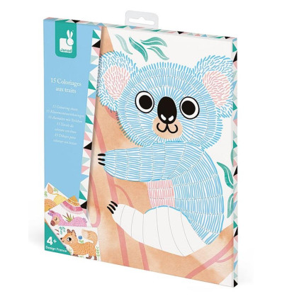 Zestaw kreatywny Kreseczki - zwierzęta JANOD 4+