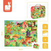 Ogród puzzle w walizce 36 el.Janod 4+
