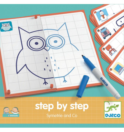 Nauka rysowania Symetria Eduludo Djeco 4+