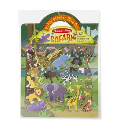 Naklejki wypukłe wielorazowe Safari Melissa