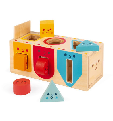 Sorter figur geometrycznych kolory Janod 12 m-cy+