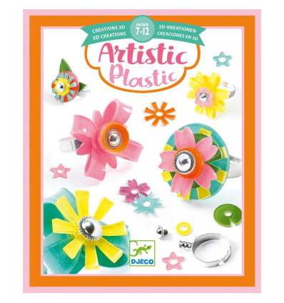 Neonowe Pierścionki Magiczny Plastik Djeco 7+