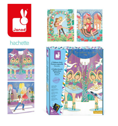 Tancerki Złote Kontury Janod 6+