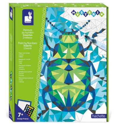 Owady malowanie po numerach Janod 7+