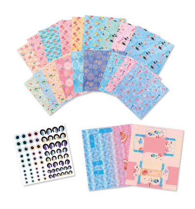 Origami Ocean zestaw z naklejkami Janod 7+