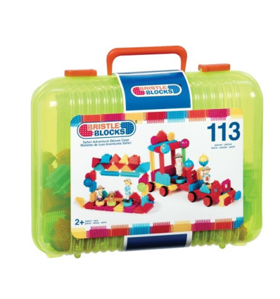 Klocki Jeżyki 113 elementów w walizce B.Toys