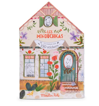 Kolorowanka z naklejkami Domek Moulin Roty 3+