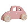 Autko drewniane różowe Little Dutch