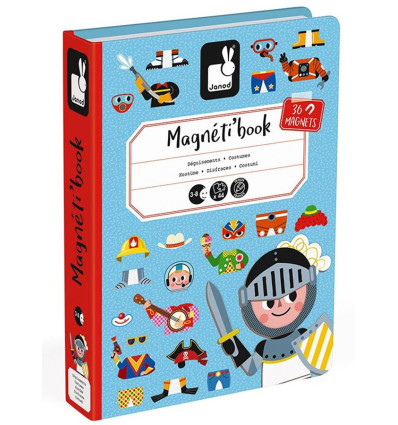 Układanka Kostiumy Chłopiec Magnetibook Janod