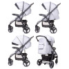 Wózek spacerowy 4BABY QUICK Granatowy