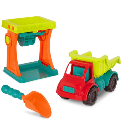 Zestaw do piasku z wywrotką i młynkiem B.Toys 18 m