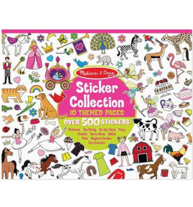 Naklejki dziewczęce 500 sztuk Melissa and Doug