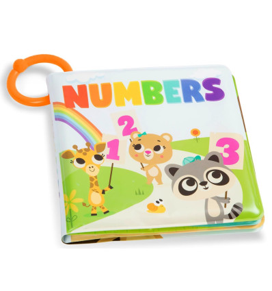 Książeczka do kąpieli Cyfry B.Toys 6 m-cy+