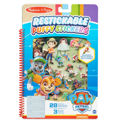 Psi Patrol naklejki wypukłe Dżungla Melissa