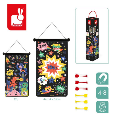 Rzutki Superbohater magnetyczny dart Janod 4+