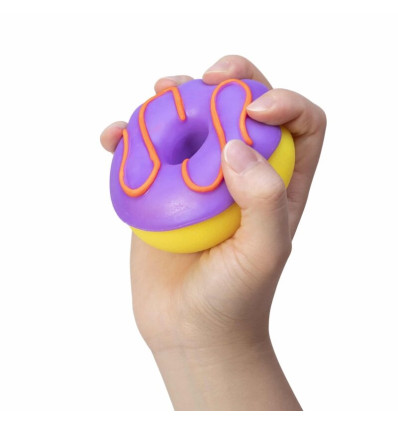 Needoh Donut gniotek pączek kolor fiolet Schylling