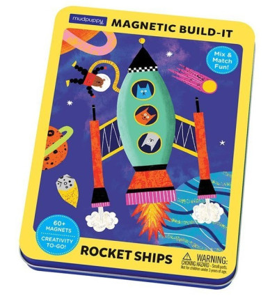 Układanka magnetyczna Rakiety Kosmiczne Mudpuppy
